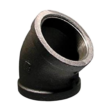 Elbow 45D 3X3 Blk